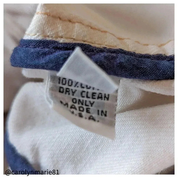 PENCEY OffWhite Denim Stud Embellished Moto Jacket Size M 100% Cotton Asymmetric - Picture 10 of 12